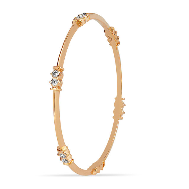 Tanishq 22KT Diamond Bangle for Women 3