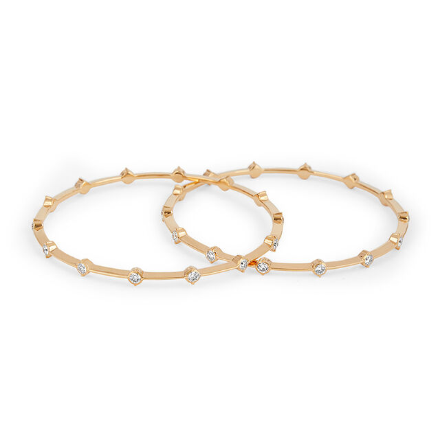 Tanishq 22KT Diamond Bangle for Women 2