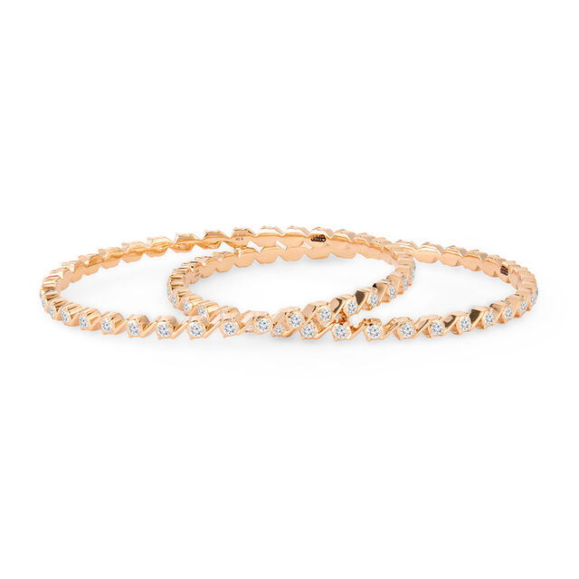 Tanishq 22KT Diamond Bangle for Women 3