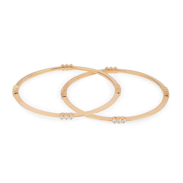 Tanishq 22KT Diamond Bangle for Women 2