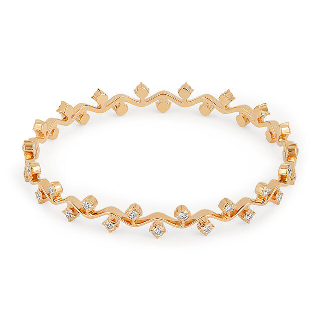 Tanishq 22KT Diamond Bangle for Women 