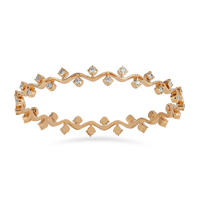 Tanishq 22KT Diamond Bangle for Women 5