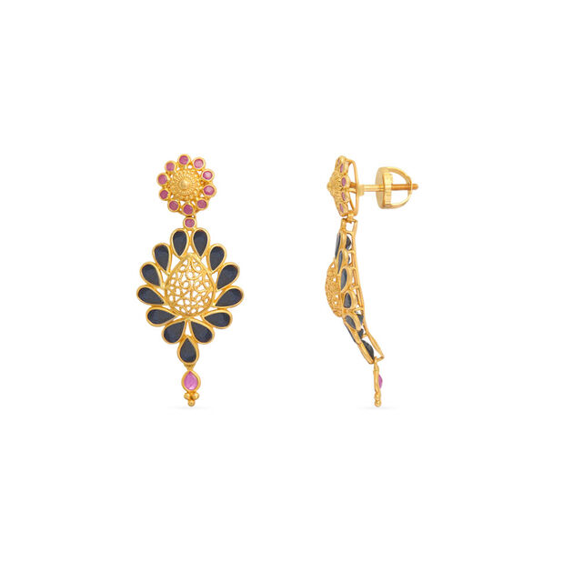 Tanishq 22KT Gold Necklace Set 5