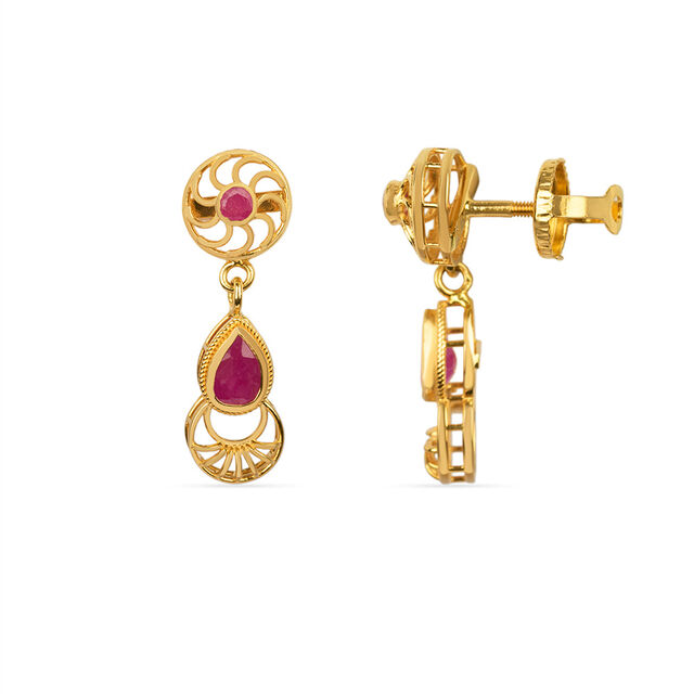 Tanishq 22KT Gold Neckwear Set for Women 5