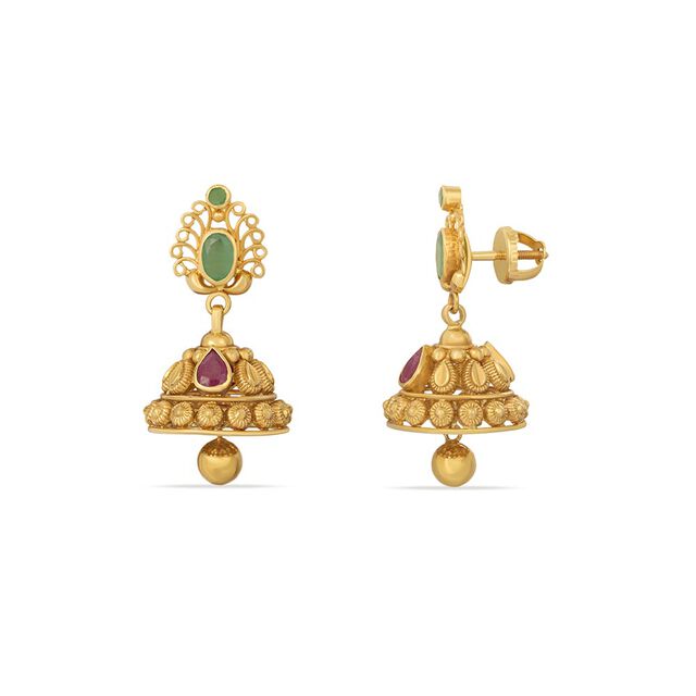 Tanishq 22KT Gold Earrings 2