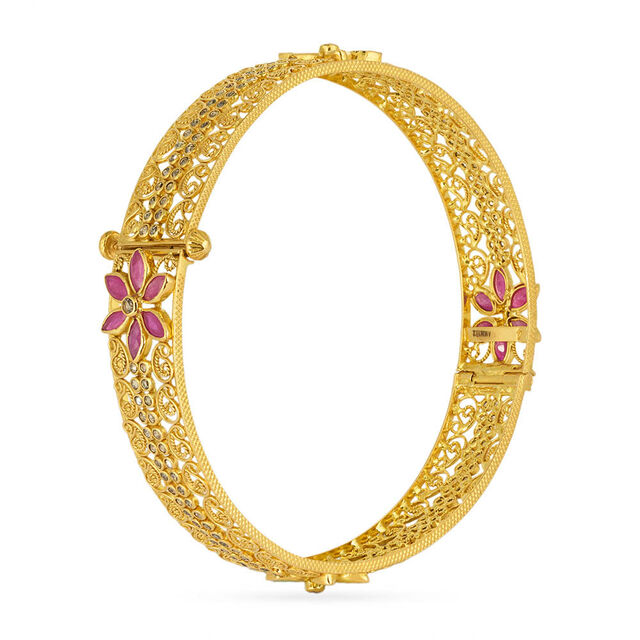 Tanishq 22KT Gold Bangle for Women 2
