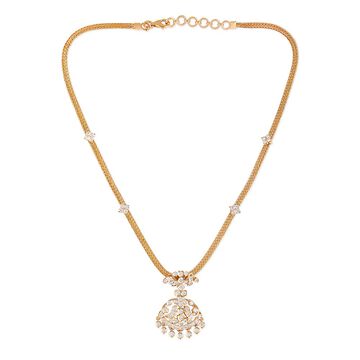Tanishq 22KT Diamond Necklace for Women
