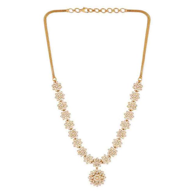 Tanishq 22KT Diamond Necklace for Women 2