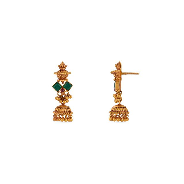 Tanishq 22KT Gold Earrings for Women 3