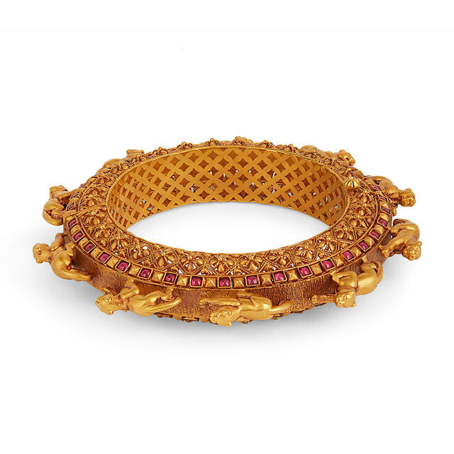 Tanishq 22KT Gold Bangle for Men 