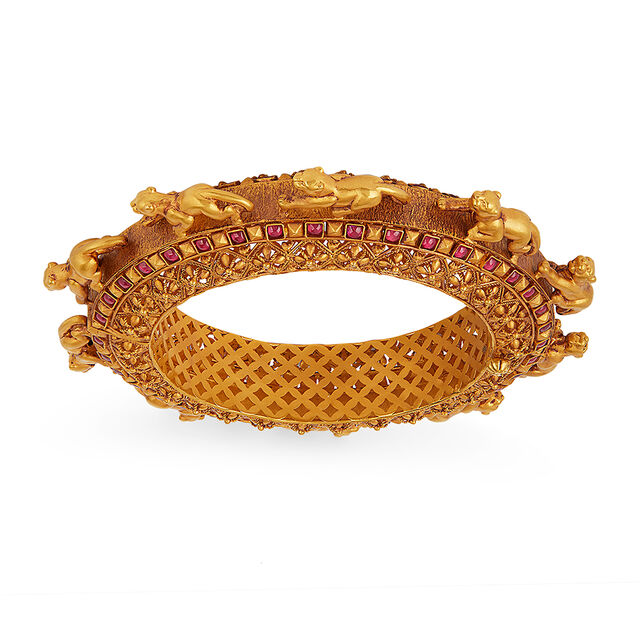 Tanishq 22KT Gold Bangle for Men 2