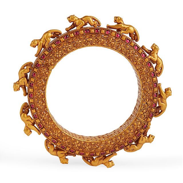 Tanishq 22KT Gold Bangle for Men 4