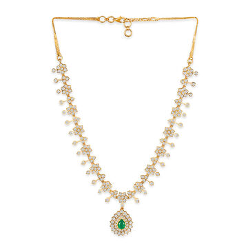 Tanishq 22KT Diamond Necklace for Women