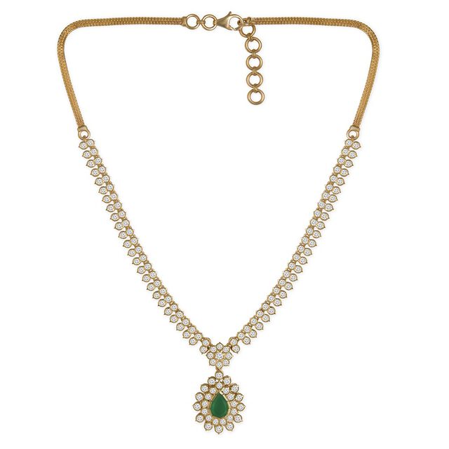 Tanishq 22KT Diamond Necklace 2