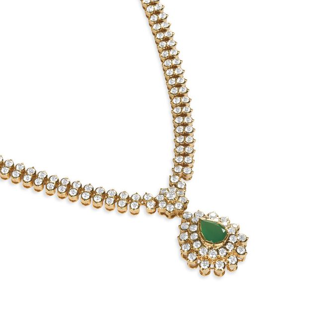Tanishq 22KT Diamond Necklace 3
