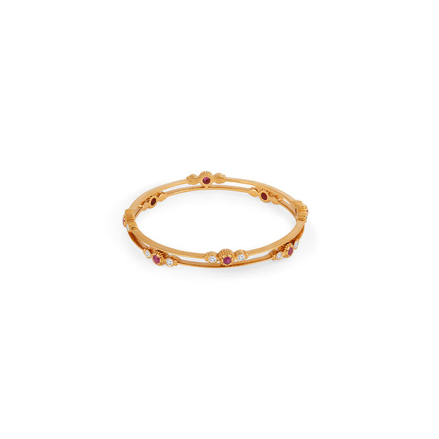 Tanishq 22KT Diamond Bangle for Women 