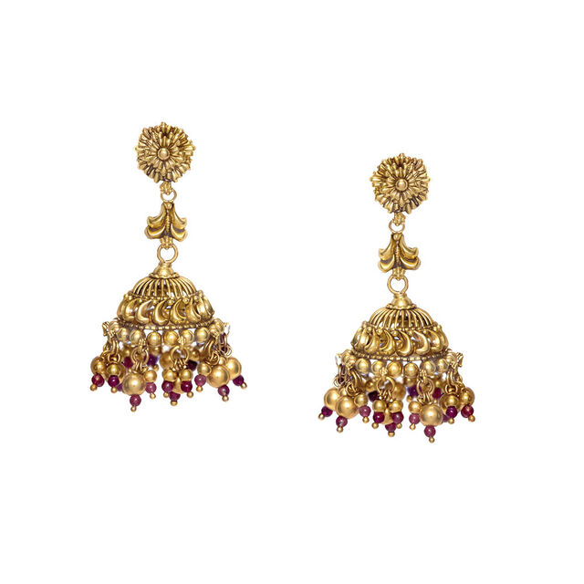 Tanishq 22KT Gold Earrings 