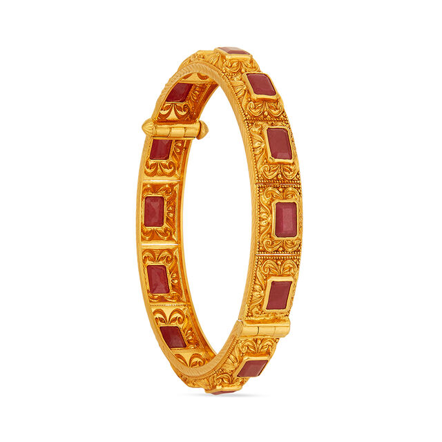 Tanishq 22KT Gold Bangle for Women 2