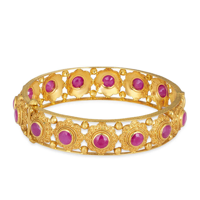 Tanishq 22KT Gold Bangle for Women 