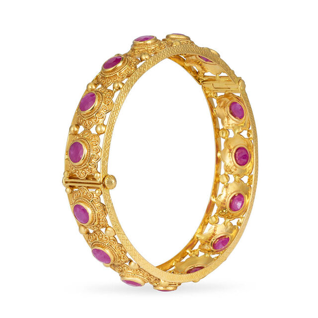 Tanishq 22KT Gold Bangle for Women 2