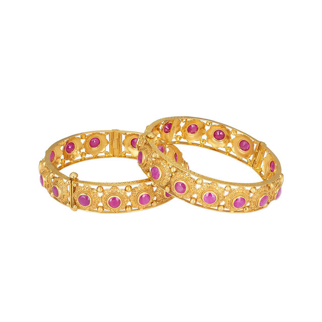 Tanishq 22KT Gold Bangle for Women 4