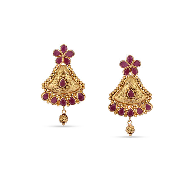 Tanishq 22KT Gold Necklace Set for Women 4