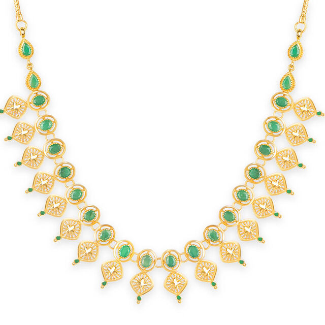 Tanishq 22KT Gold Neckwear Set for Women 2