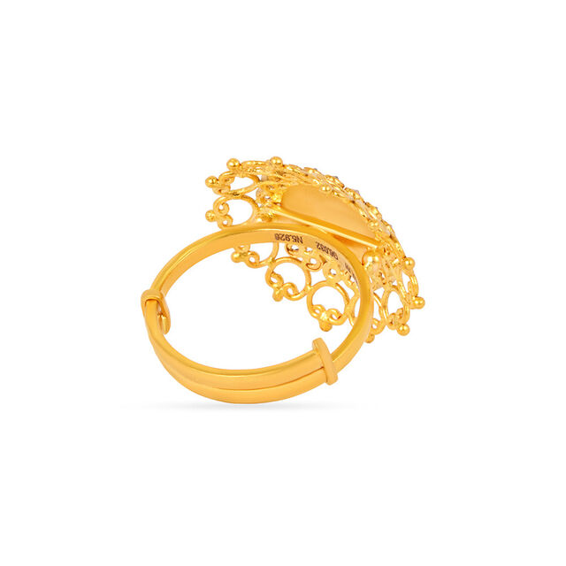 Tanishq 22 Karat Gold Finger Ring for Women 4