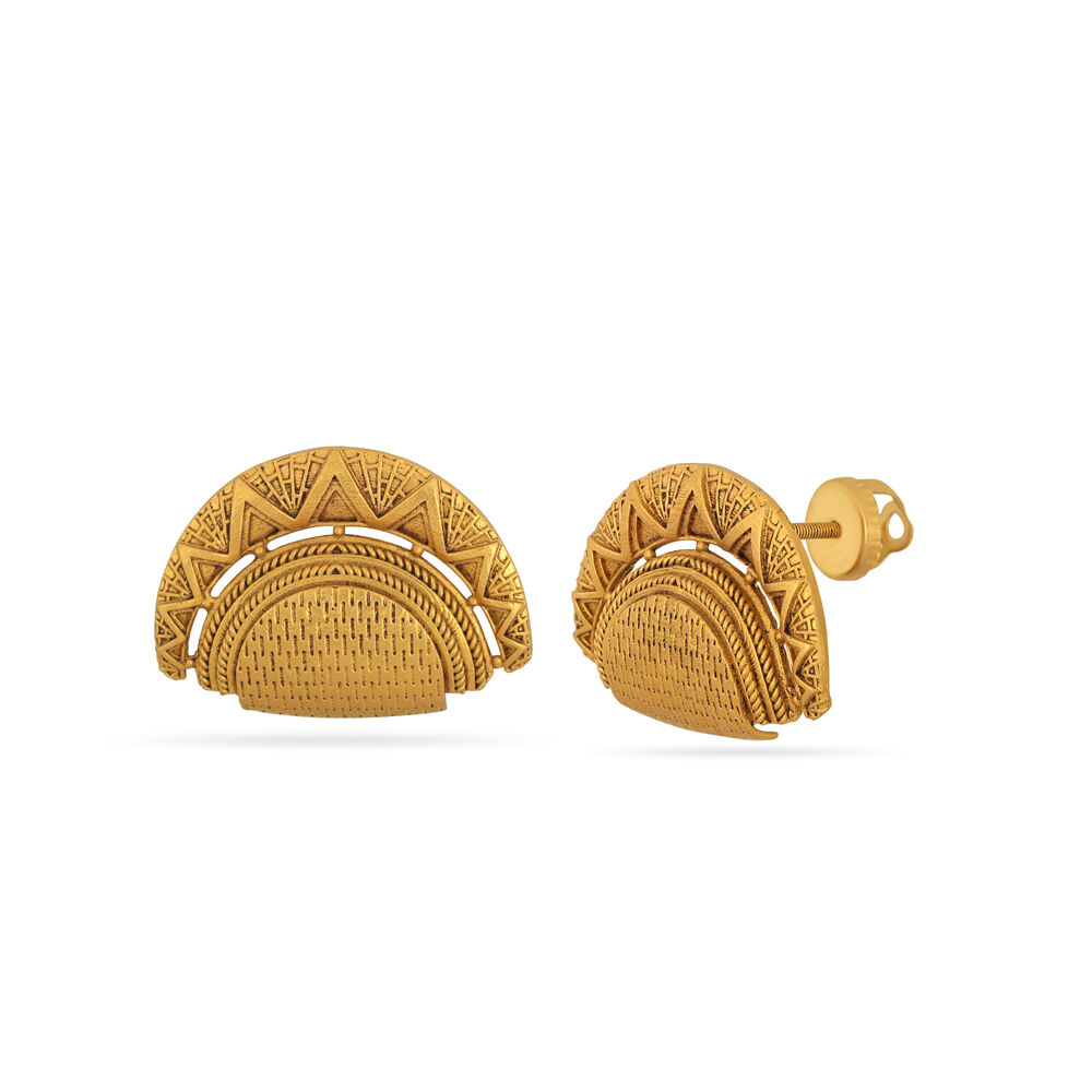 Tanishq gold earrings with price deals