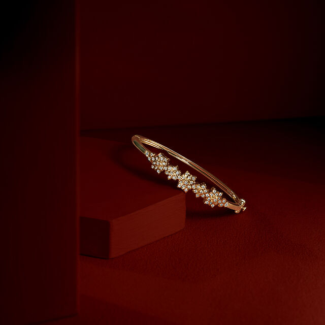 Tanishq 22KT Diamond Bangle for Women 