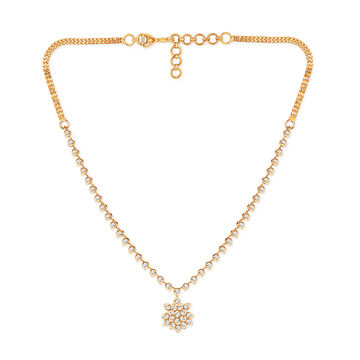 Tanishq 22KT Diamond Necklace for Women