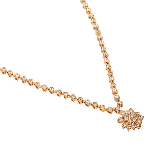 Tanishq 22KT Diamond Necklace for Women 4