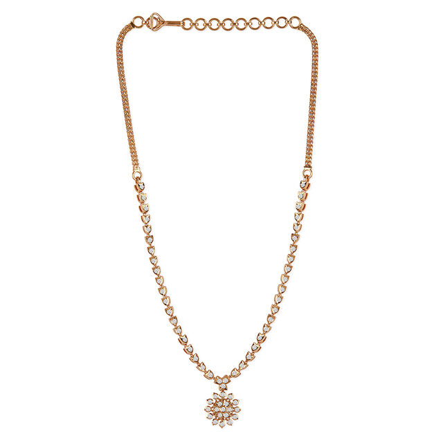 Tanishq 22KT Diamond Necklace for Women 