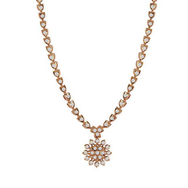 Tanishq 22KT Diamond Necklace for Women 2
