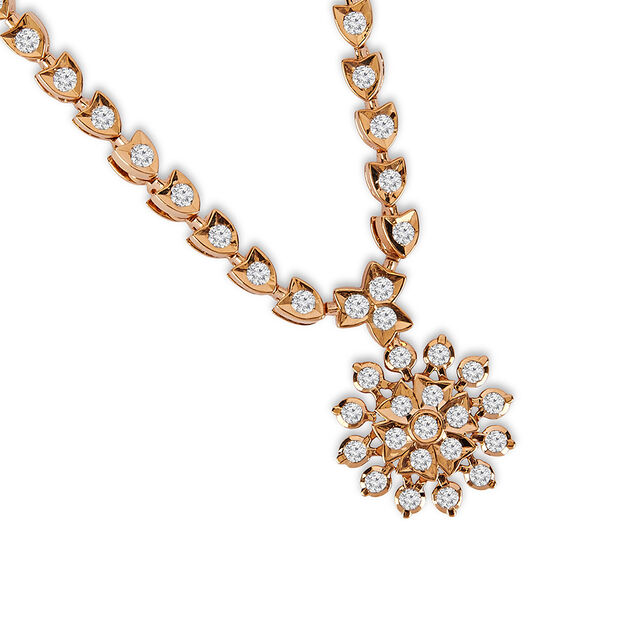 Tanishq 22KT Diamond Necklace for Women 3