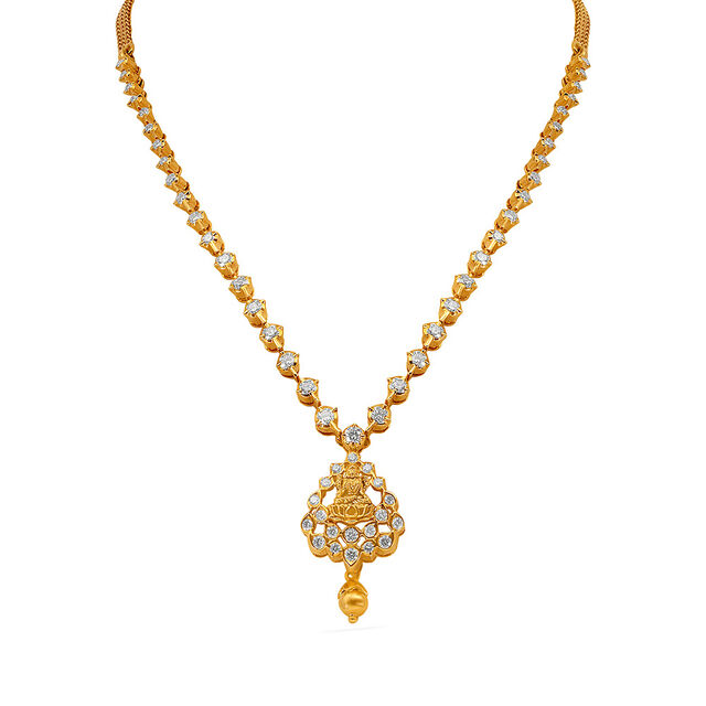 Tanishq 22KT Diamond Necklace for Women