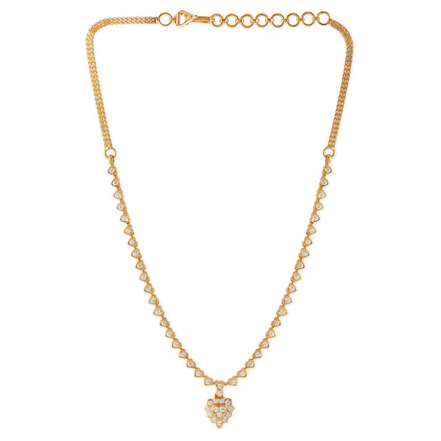 Tanishq 22KT Diamond Necklace for Women 2