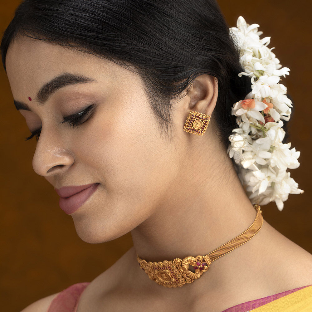 Tanishq necklace gold sales