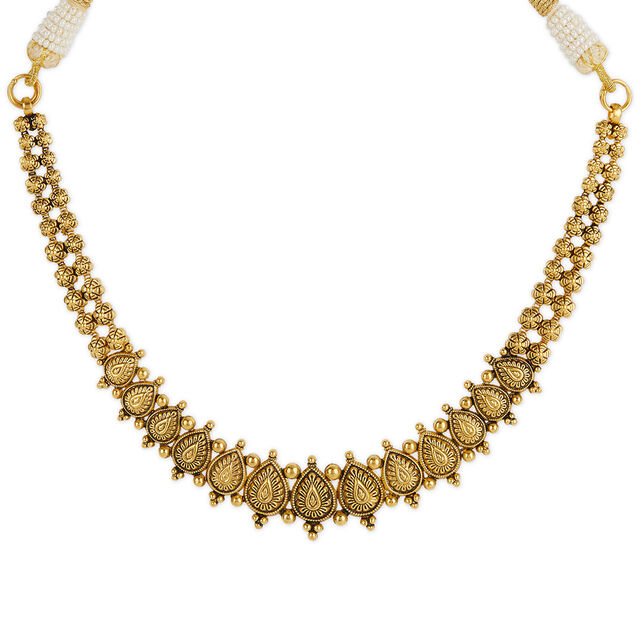 Tanishq 22KT Gold Necklace Set for Women 3