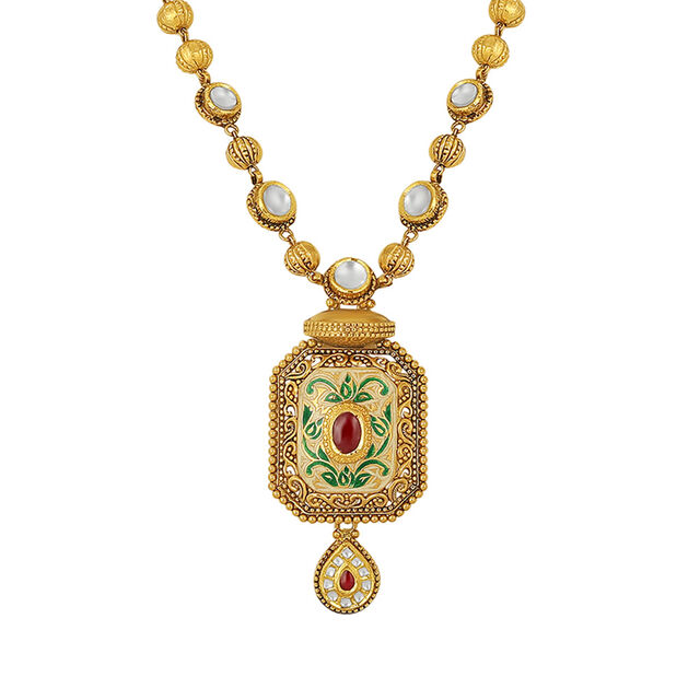 Embrace Glass Kundan Set 4