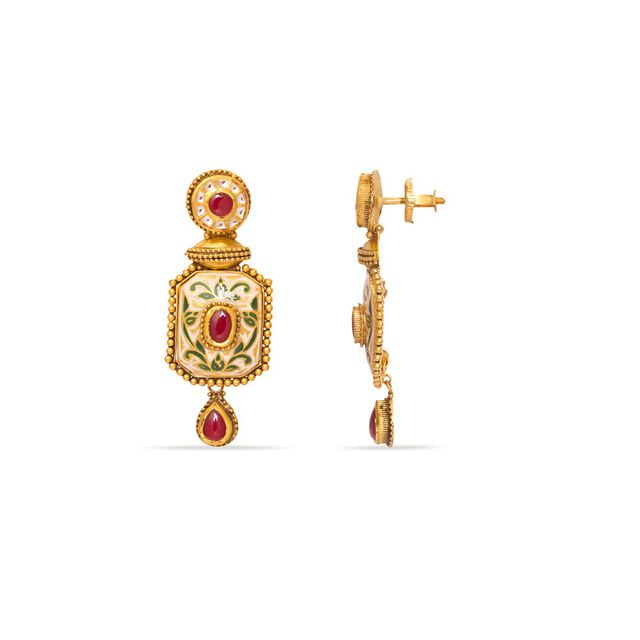 Tanishq 22KT Gold Earrings 2