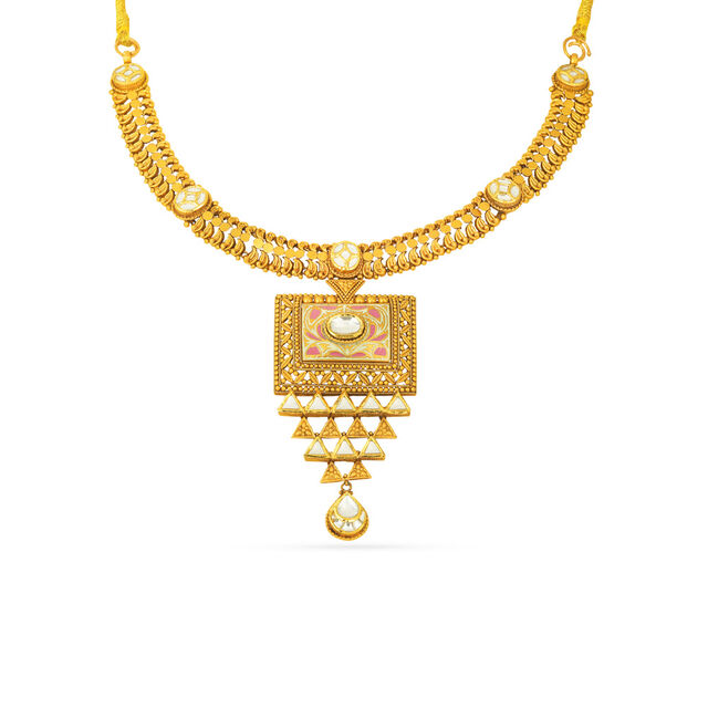 Tanishq 22KT Gold Necklace Set 2