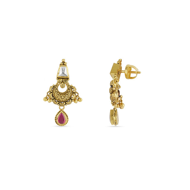 Regal Chand Bali Gold Necklace Set 6