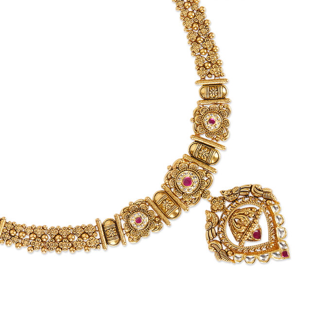 Regal Heritage Gold Necklace Set 4