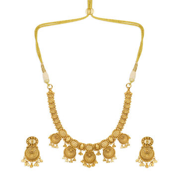 Royal Grandeur Gold Necklace Set