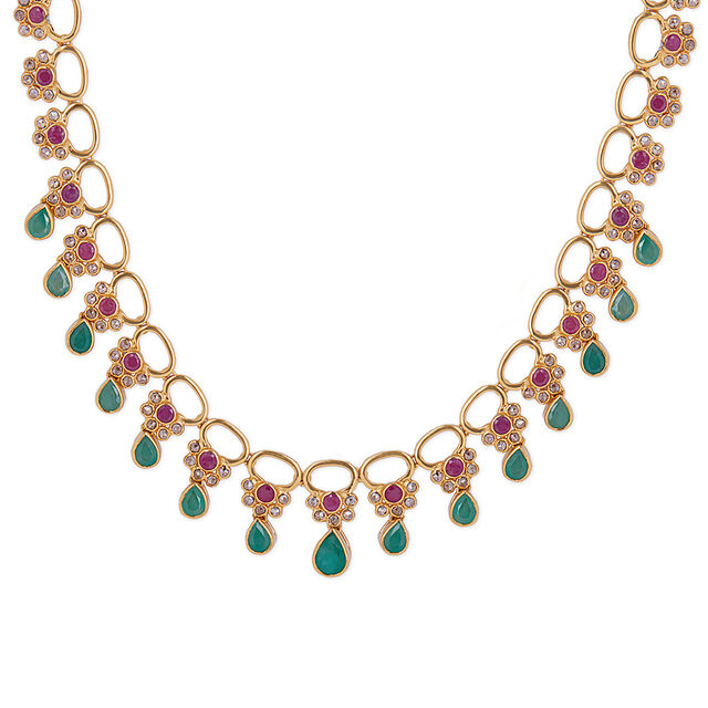 Tanishq 22KT  Necklace Set for Women 2