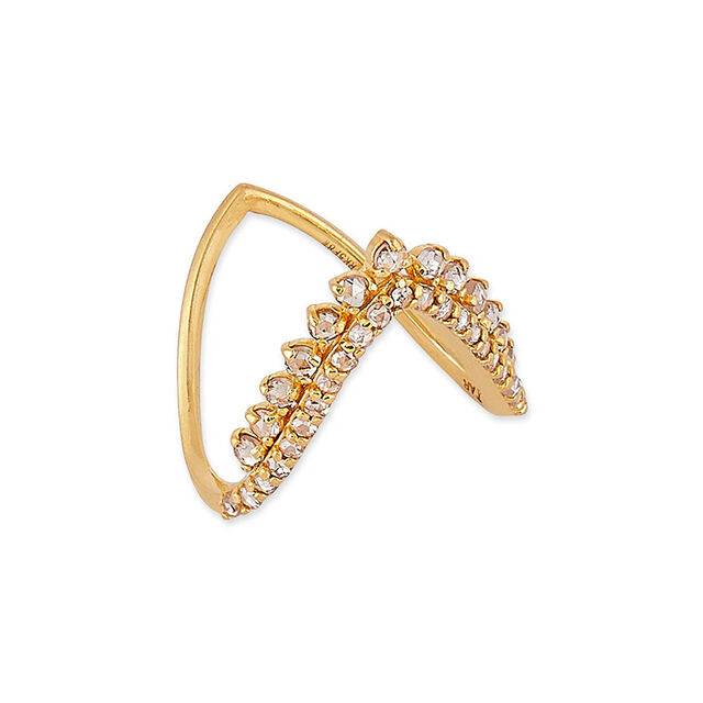 Tanishq 22KT Gold Finger Ring for Women 4