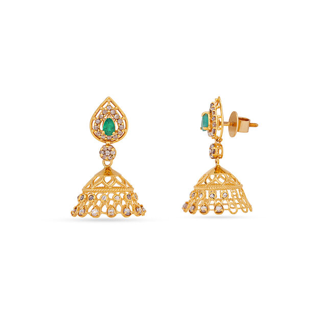 Tanishq 22KT  Earrings for Women 2