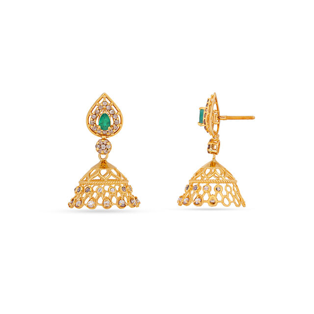 Tanishq 22KT  Earrings for Women 4