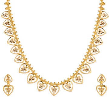Tanishq 22KT Gold Necklace Set